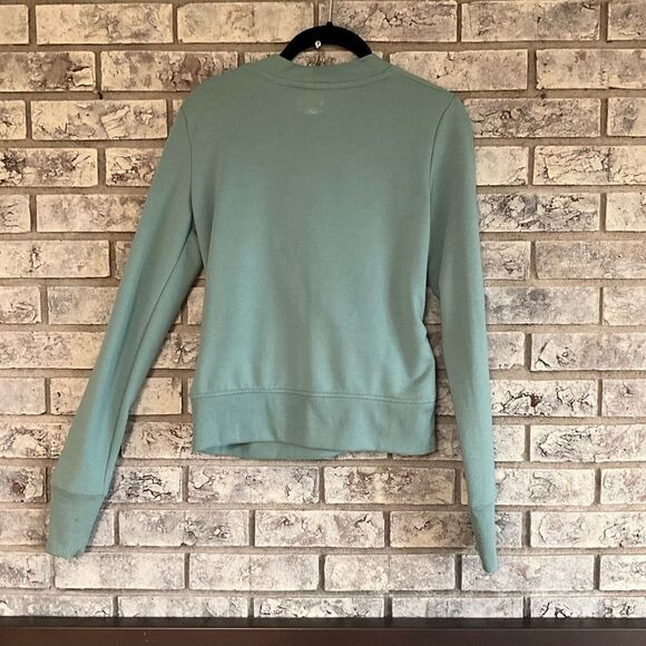 Avia Green Wrap-Front Pullover Sweatshirt Size XS - Picture 4 of 6